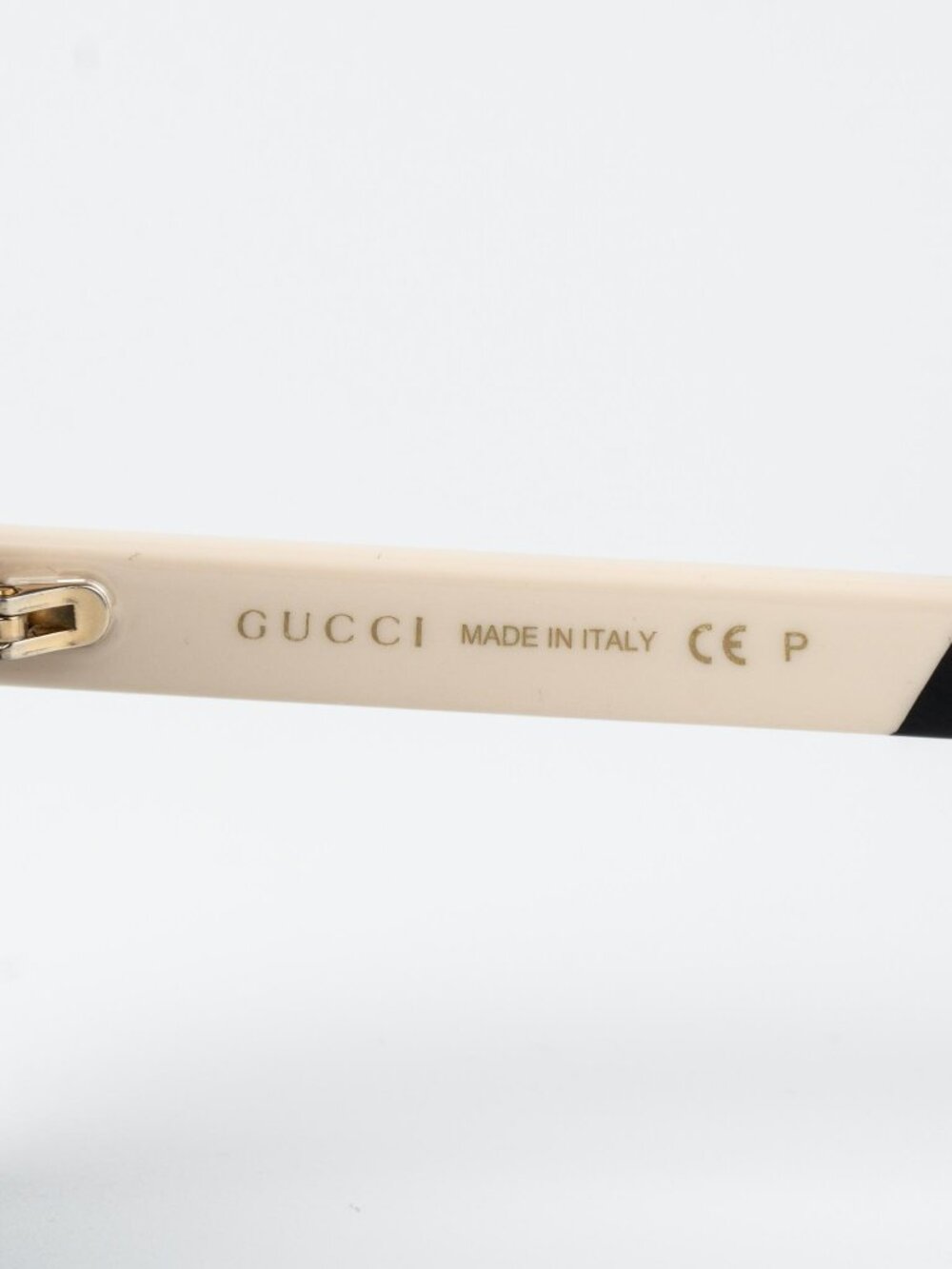 Gucci Women Sunglasses Black White Grey Pilot GG0463S 002 NEW AUTHENTIC - Picture 7 of 10